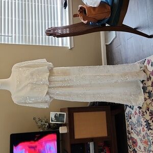 NWT Velvet sequin gown